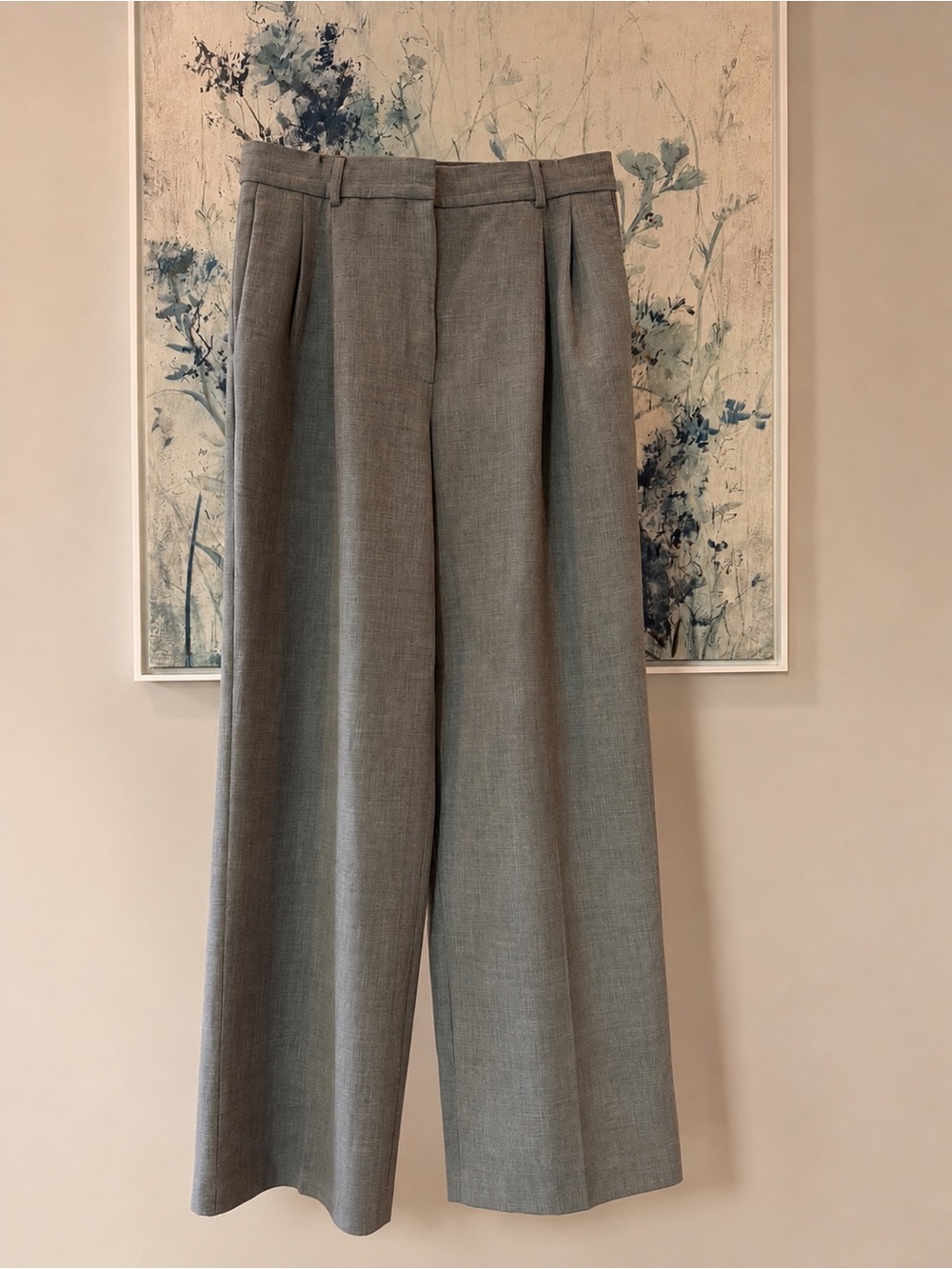 Babaton by Aritzia - Wide-Leg Pleated Women’s Dress Pants — Gray